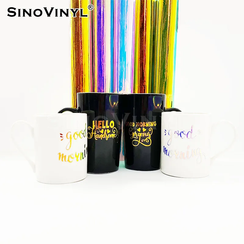 SINOVINYL Wholesale Hot Sell Chrome Rainbow Graphic DIY Craft Cutting Vinyl Colorful