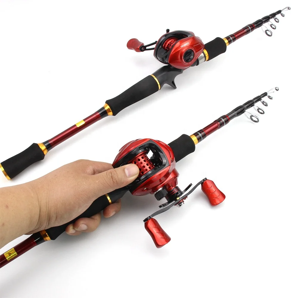 Newbility  hot sale 1.8m 2.1m 2.4m 2.7m telescopic fishing rod and reel set