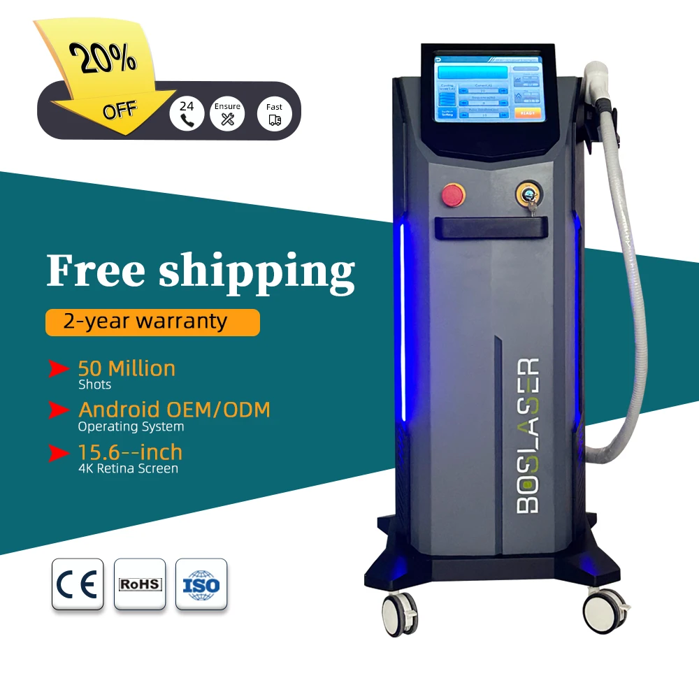 Суперлазер лазерные ледяные 2000w 808nm лазерный Депиляция восковыми бусинками диод машина удаления волос 3 длины волны 755 808 1064 trio лазер системы