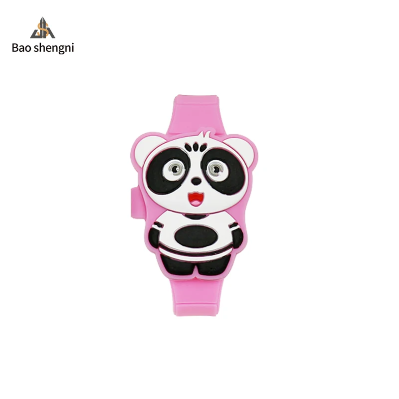 High Quality Cheap Gift Factory Supply Animals Kids Digital Watch Silicone Bracelet Touch Screen Cartoon Panda Toys Reloj