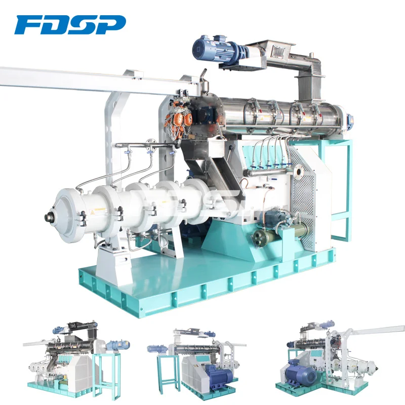 SPHG series Soy extruded plant raw material extruding  machine as the feed ingredient