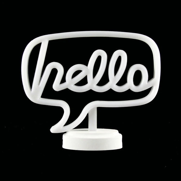 
custom battery neon light up letters night light for baby rooms 