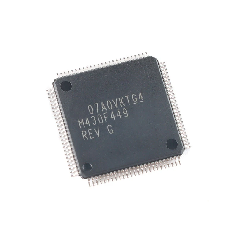 MSP430F449IPZR LQFP-100 16-Bit Mixed-Signal Microcontroller-MCU Features 60KB Flash, 2KB SRAM, 12-bit ADC, Comparator