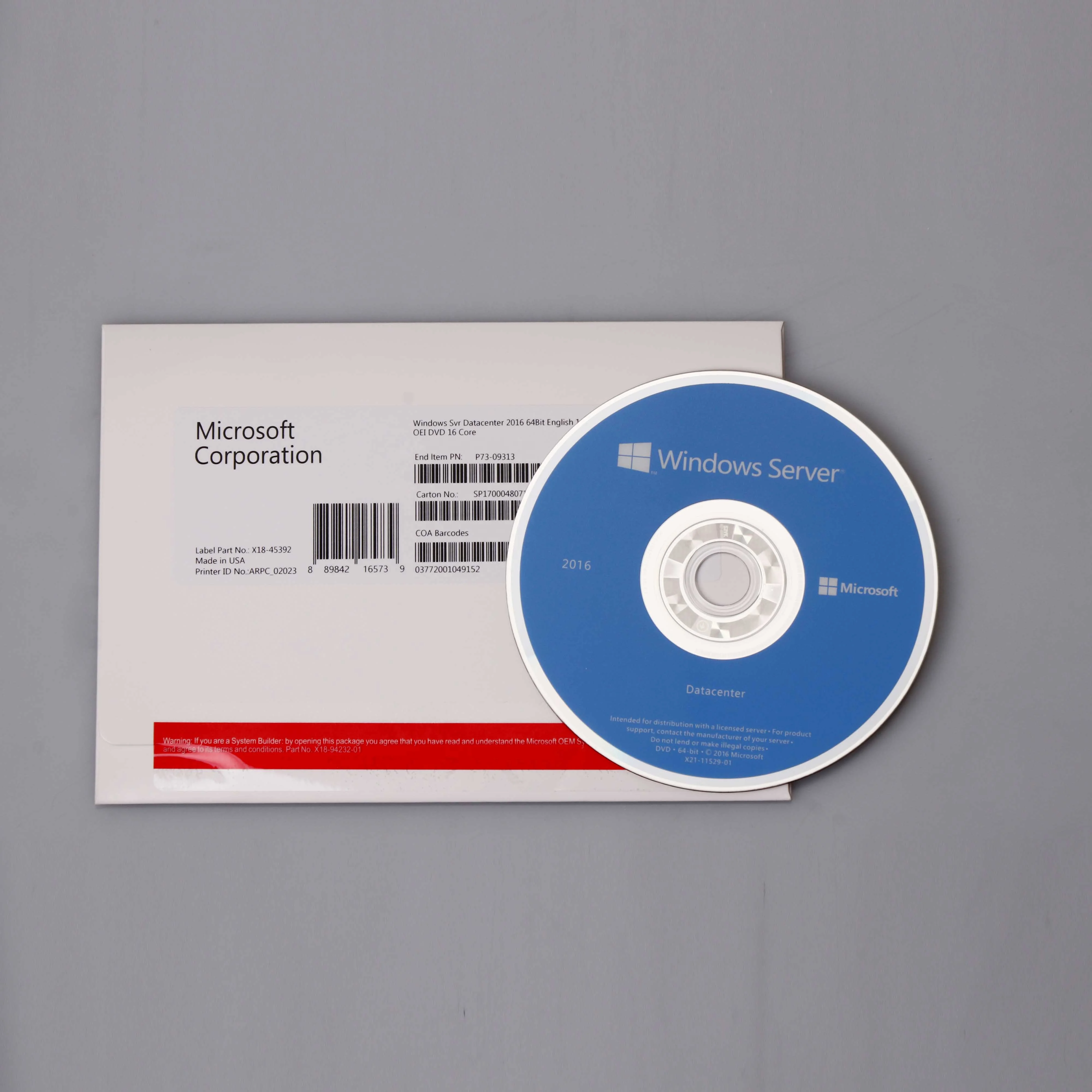 Windows сервер 2016 Datacenter OEM Полный пакет 32 бит 64 бит оригинальный онлайн ключ Бесплатная доставка Windows сервер 2016