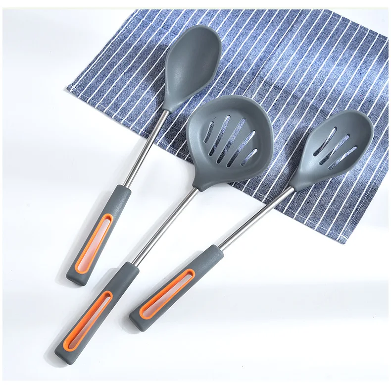 2020 new design silicone cooking set silicone kitchen utensil set Silicone kitchenware