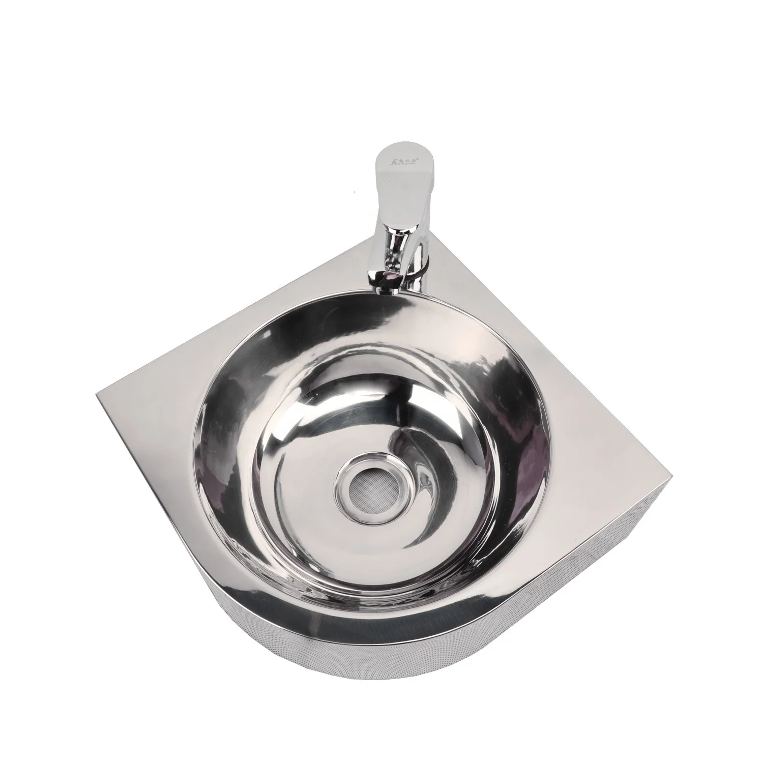 YUSUN Industrial Stainless Steel Corner Basin Wash Basin Sink