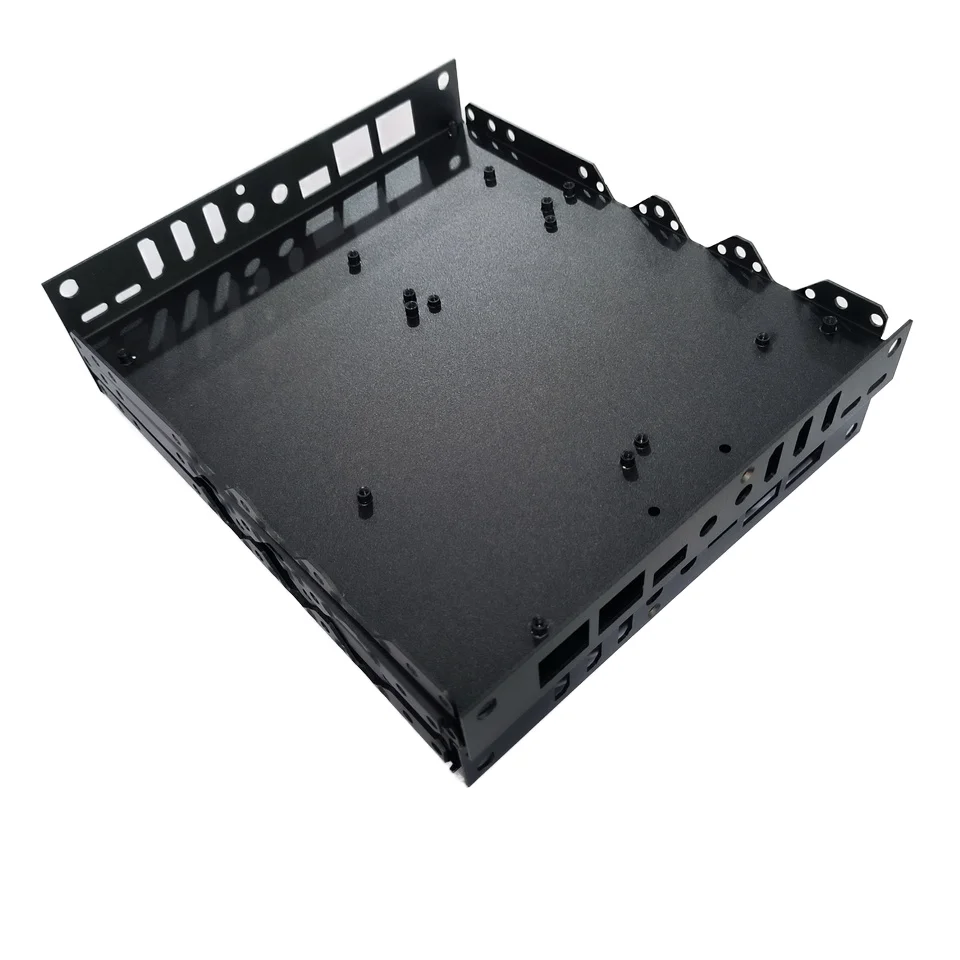 High Quality Custom Sheet Metal Fabrication Stamping Bending Steel Aluminium Laser Cut Enclosure Case Painting Service