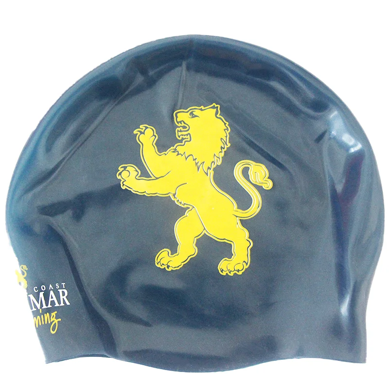 China factory product custom printing silicone swim cap swimming caps waterproof swimming cap