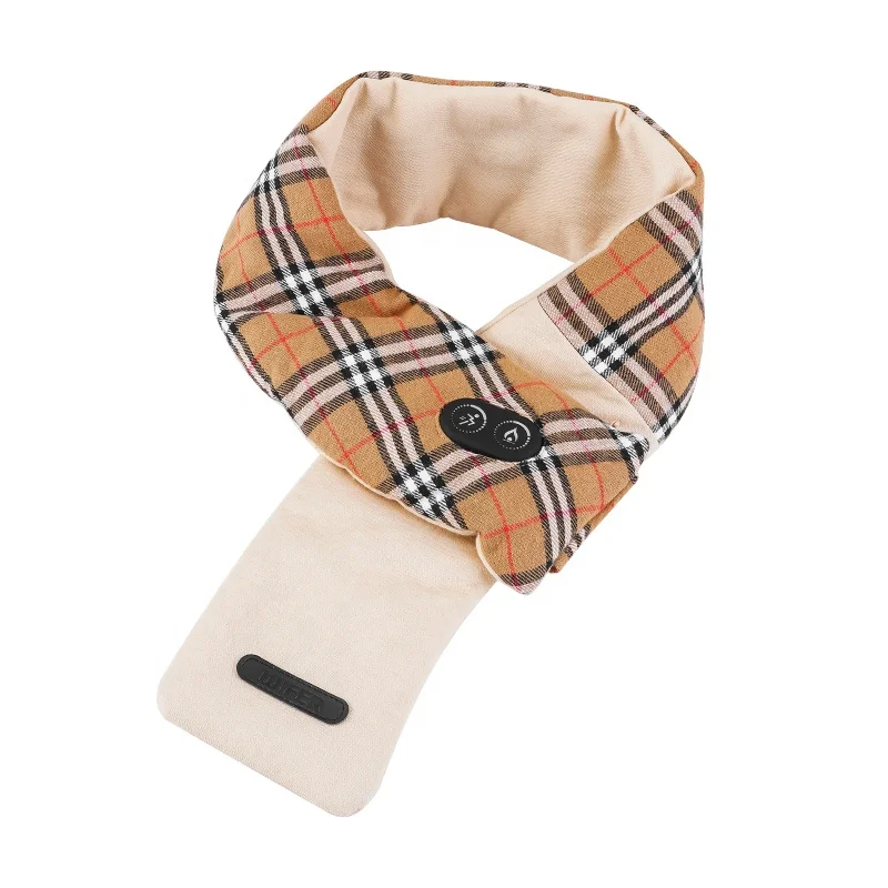 USB charging heating scarf massage shoulder protector neck warm winter heating scarf