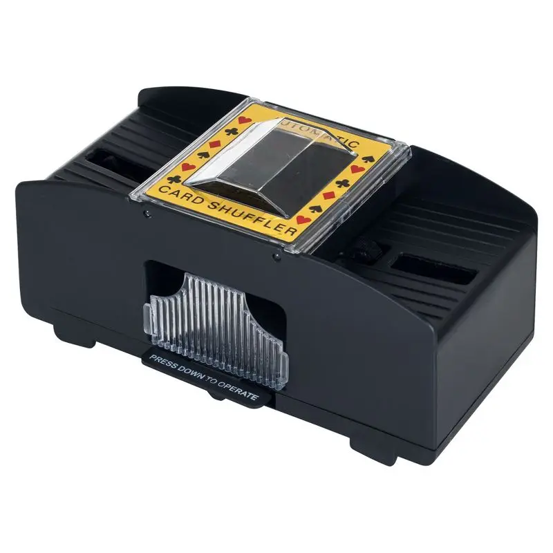 LANDER-MAN 2 Deck Casino Card Shuffler Electronic Dealer Poker Card Shuffler Automatic Card Shuffler