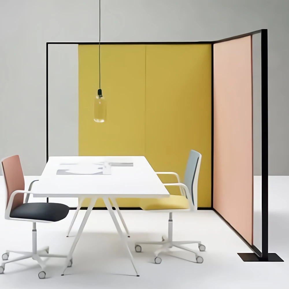 movable partition wall Movable Folding Screens Privacy Dividers pet acoustic panel sound proof wall board material