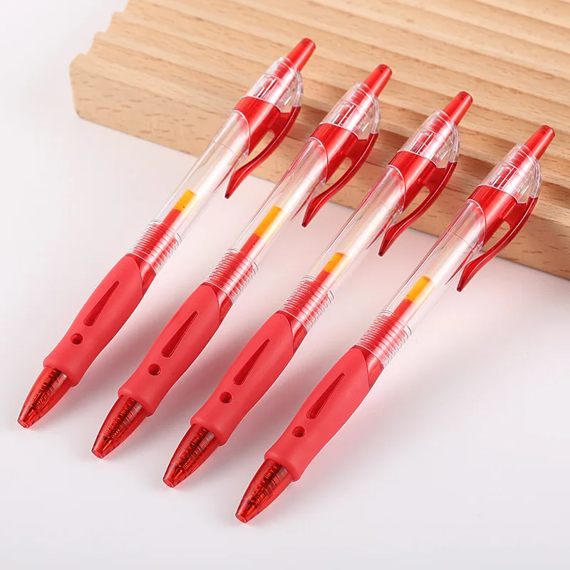 Black/blue/Red 0.5mm Gel Pens Ink Ballpoint Writing Office Business Signature School Supplies Stationery Gel pen