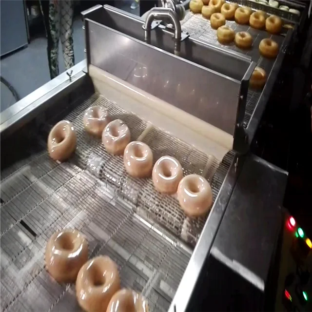 Fully Automatic Glazed Donut Making Machine for Large Industry