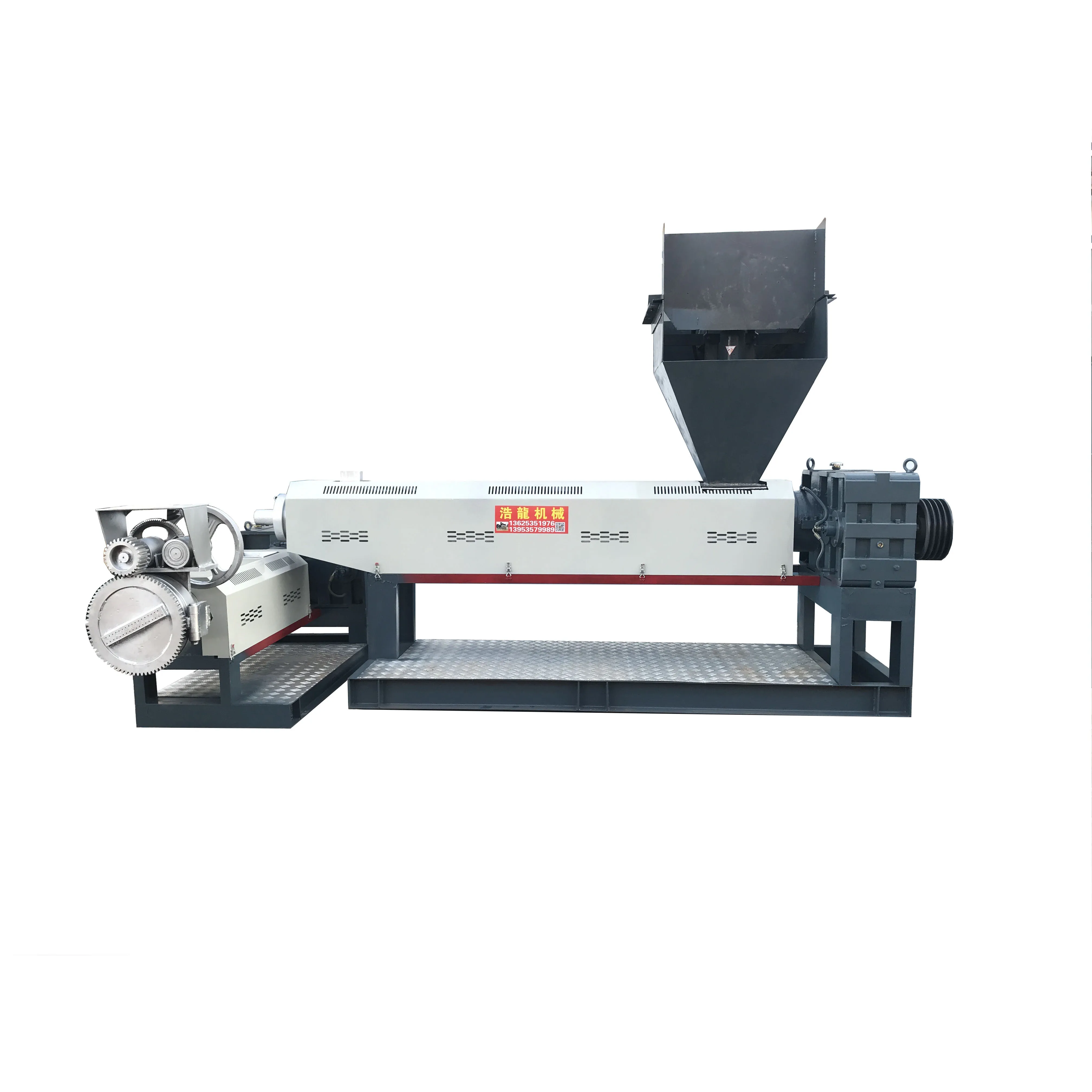 Two Stage Extruder PP PE ABS PET Fiber Films Bottles Recycle Pelletizing Granulator Machine