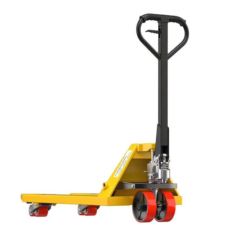China Hand Pallet Truck Nylon Wheel Hydraulic Hand Operated Lift Jack Pallet Truck
