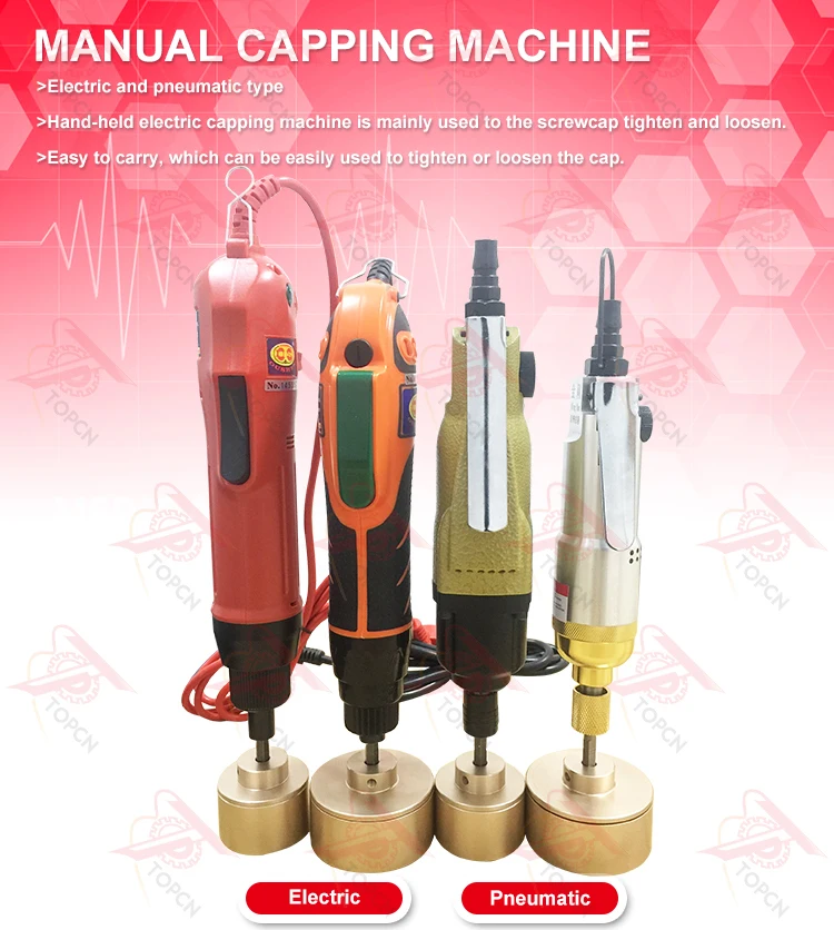 Easy tocarry manual handheld pneumatic bottle flip top cap sharp cap capping machine