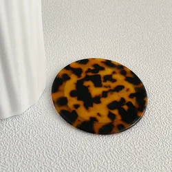 Hot Selling Retro Acetic Acid Round Mirror Design Geometric Acetic Acid Pattern Makeup Mirror High Quality Wholesale Mirror