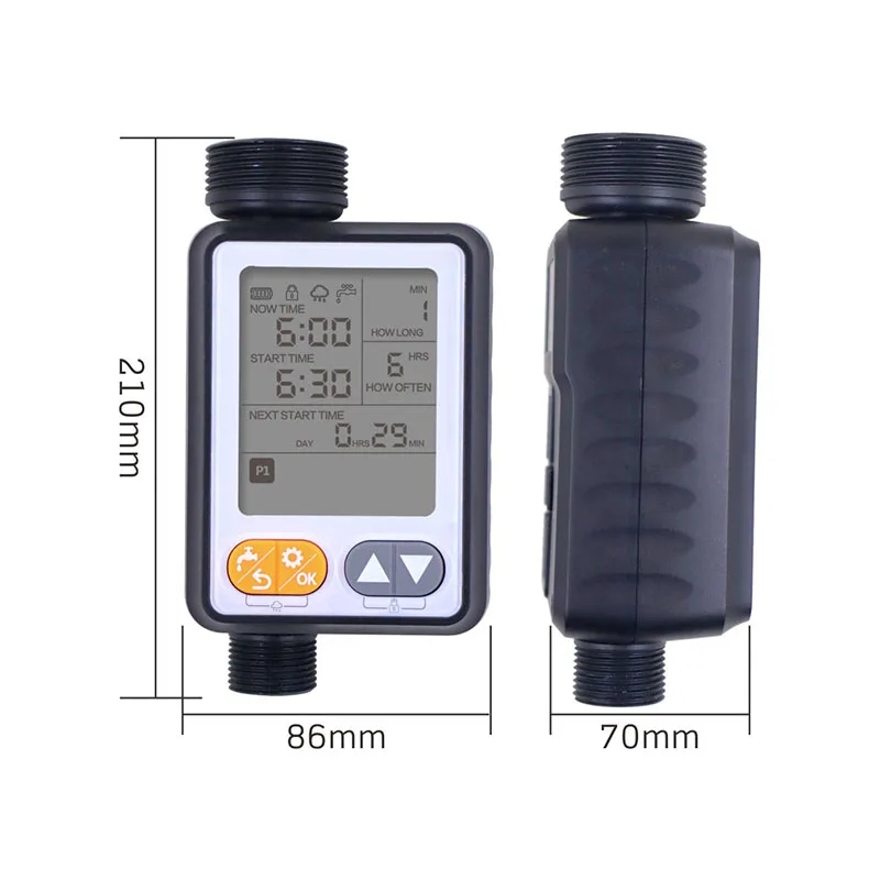 Home Garden Irrigation Controller Rain Sensor Automatic Watering Timer For Water Irrigation timing control