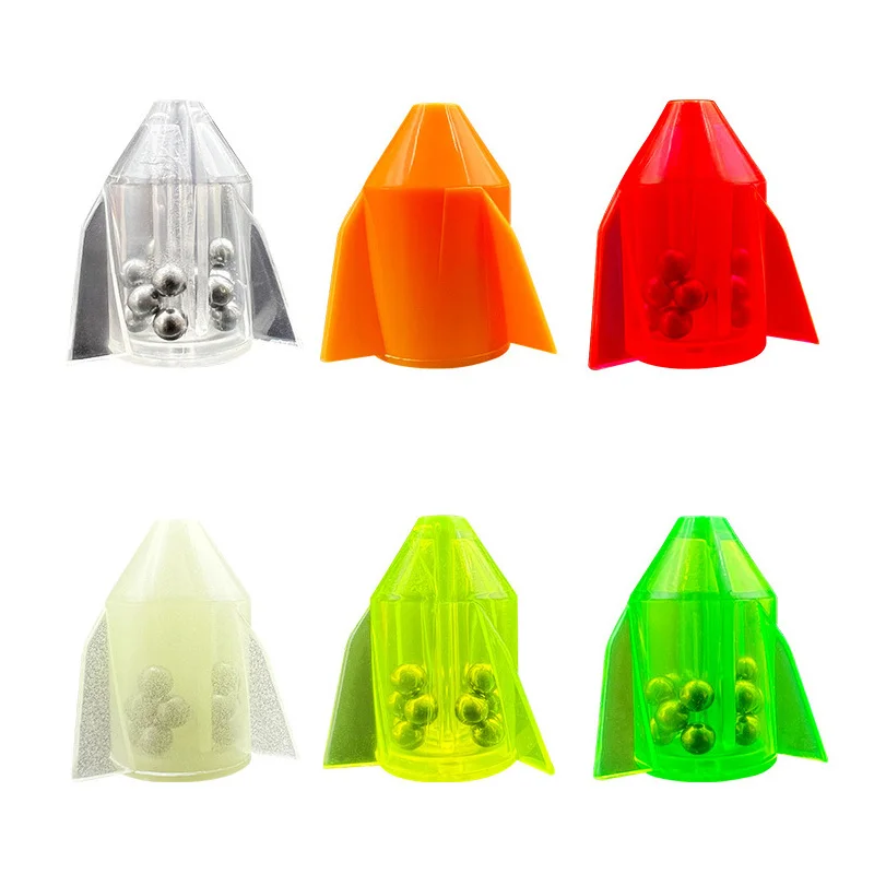 OEM 24mm 30mm Plastic Catfish Rattles Fishing Catfish Rig in Line Rattle Spinners Attractants