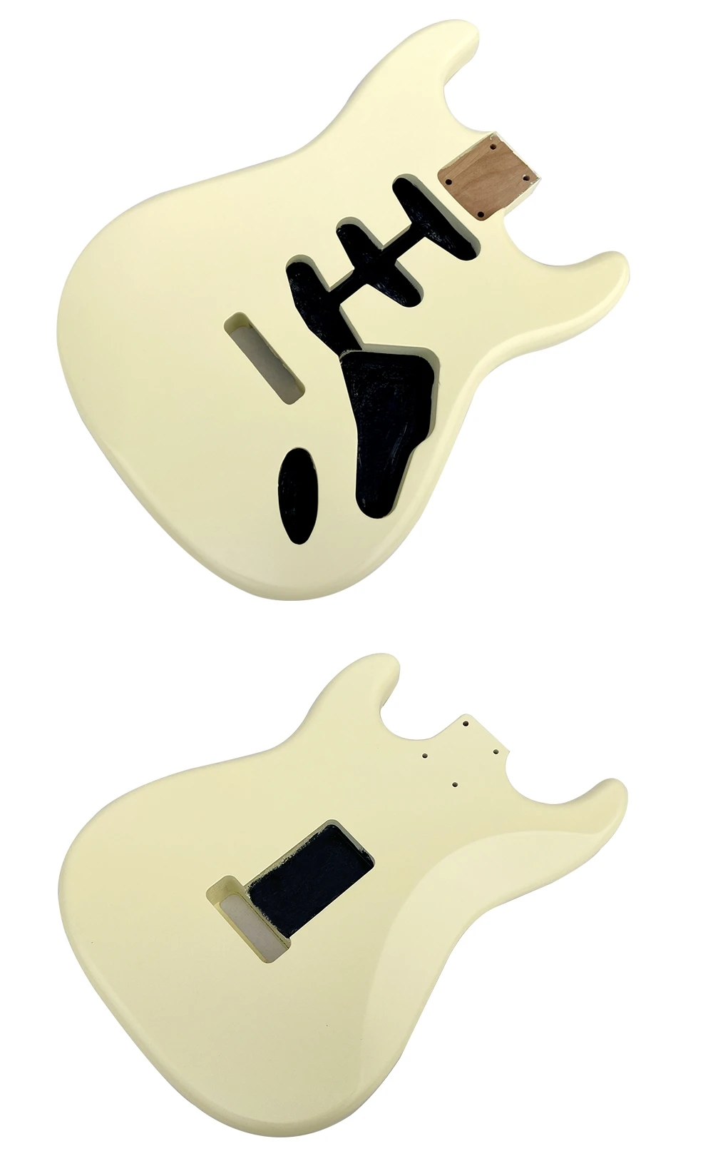 Ufinished Nitrolacquer Polyurethane Electric Guitar Body Matt Alder Wood ST Guitar Body