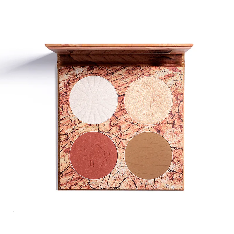 
4 color pearlescent high gloss face trimming integrative set 