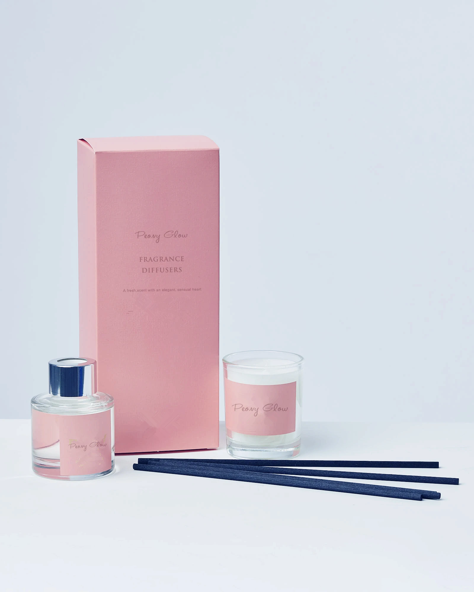 Luxury Home Reed Diffuser Air Freshener Decoration Scent Candles Natural Fragrance Oil Aroma Gift Set Reed Diffuser