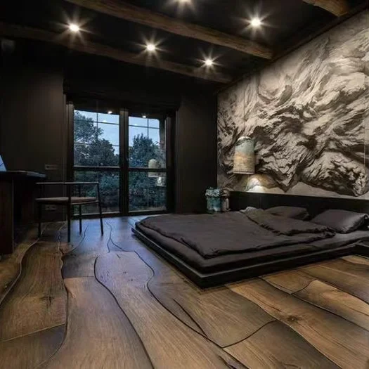 9000SQM ежемесячный выпуск, высококачественный отель/вилла, уникальный дизайн, класс E0, толщина 20 мм, дубовый деревянный пол