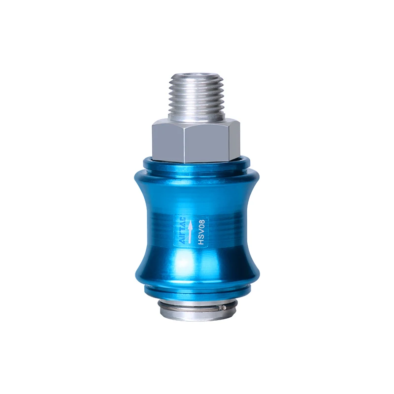 AIRTAC HSV06 08 10 15 20 25 Nipple Slide Pneumatic Air Fitting Speed Valve Check  Hand Valve Hand slide valve