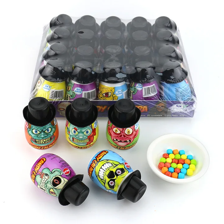 Halloween Zombie with Hat bottle toy  candy