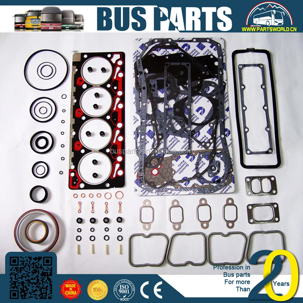 
6b b5.9 isb qsb5.9 engine air intake manifold heater gaskets 3938158 6L/T375 4937728 cylinder head gasket ANKAI 