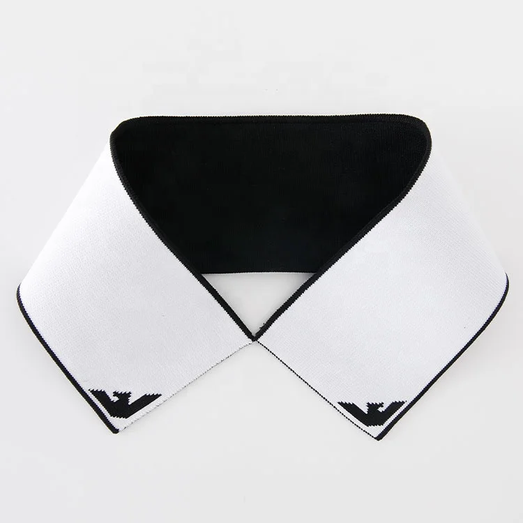 Hot summer hot sale clothing knitting accessories 1*1 jacquard polo shirt collar woven rib collar