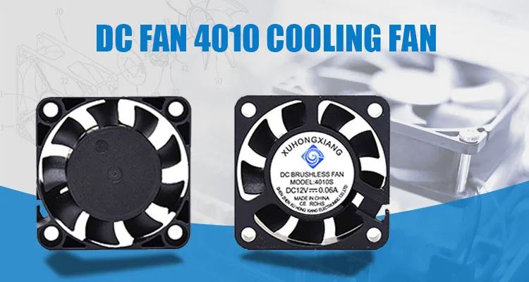 Микро-вентилятор 40 мм вентилятор охлаждения постоянного тока 12 В вольт 40 мм 4 см кулер вытяжной осевой вентилятор для 3D-принтера 40x40x10 мм