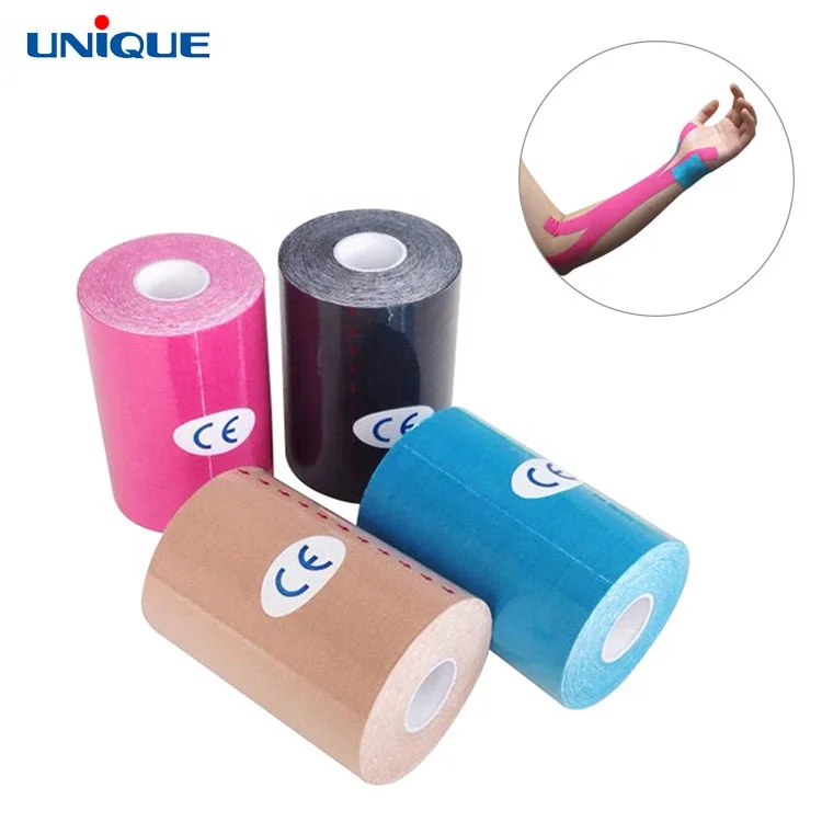 Водонепроницаемая Гипоаллергенная хлопковая кинезиологическая лента 2,5 см * 5 м