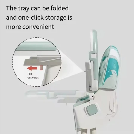 Low Price Wholesale 3 In 1 Dining Chair Multifunctional Folding Baby Feeding High Chair For Babies Over 6 Months
