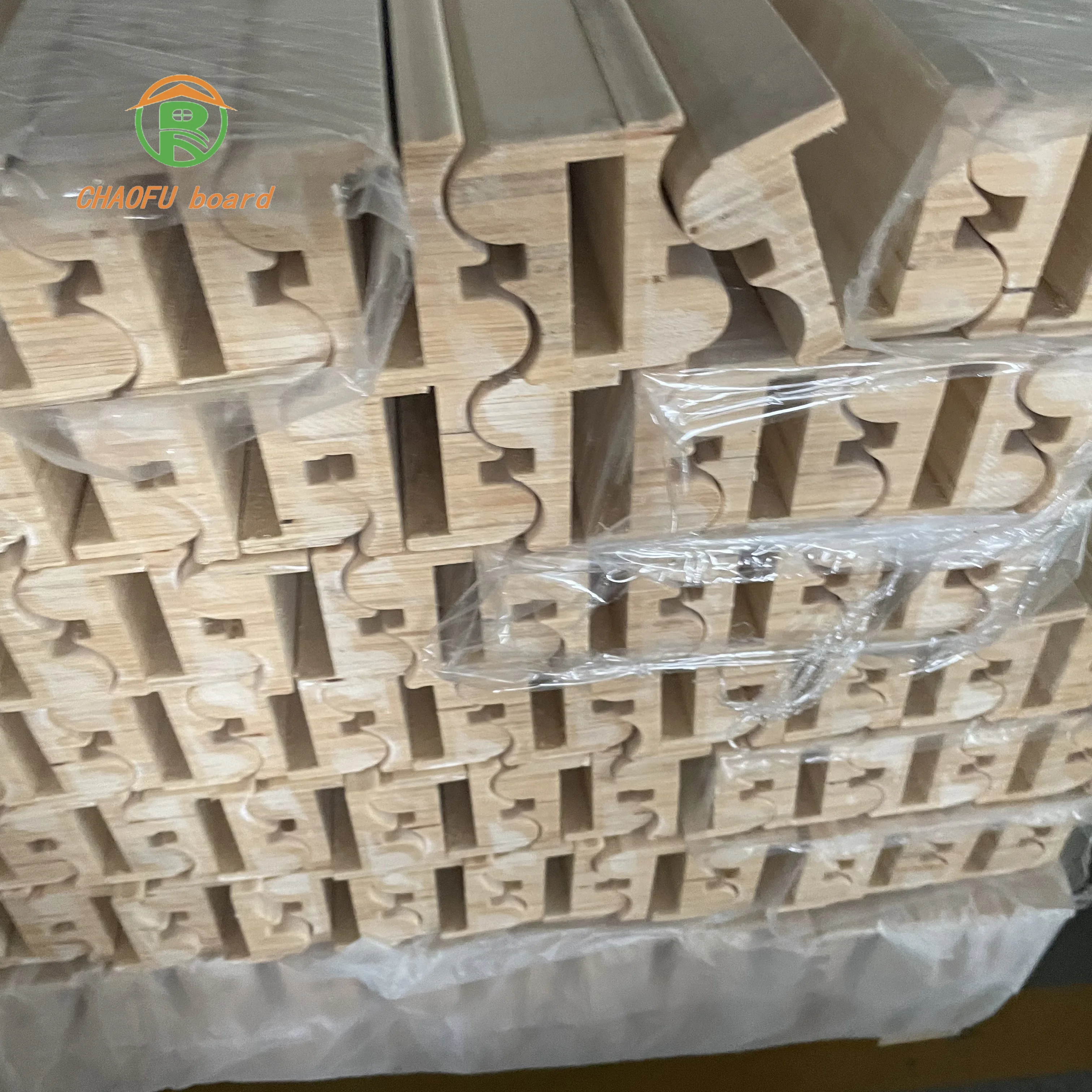 carved wood strips wood skirting line shape customization decoration wood strip chinese factory