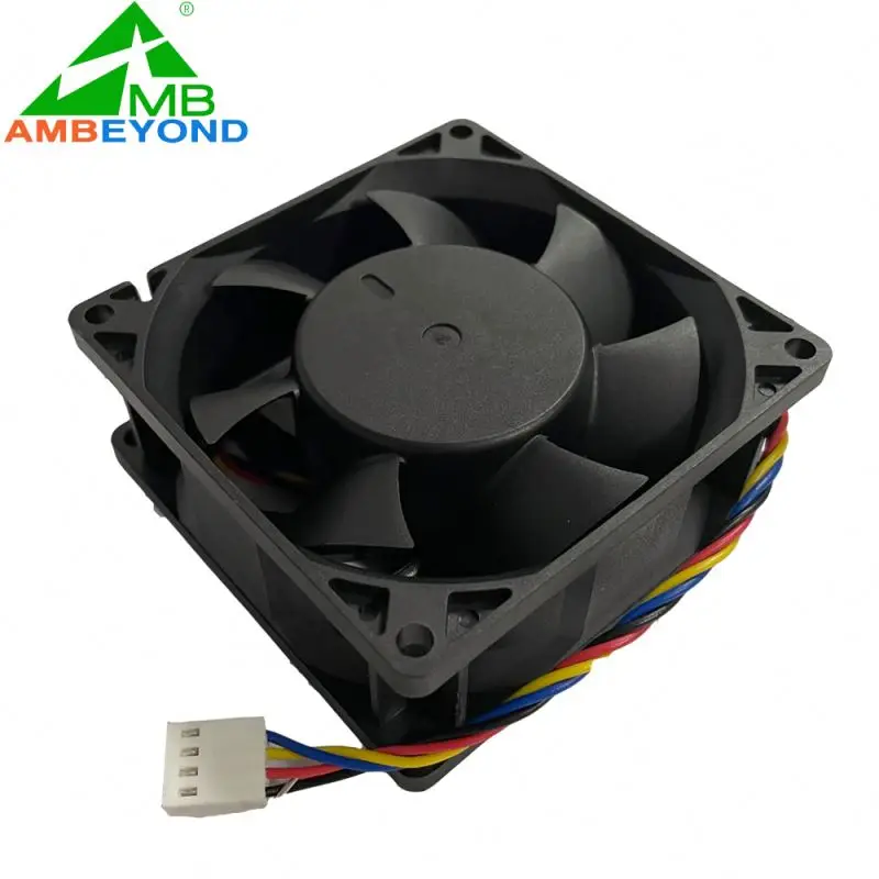 Промышленный Dc 8032 5 В ROHS 4pin FG PWM 100 Cfm 80 мм бесщеточный вентиляционный вентилятор для автомобильного зарядного устройства