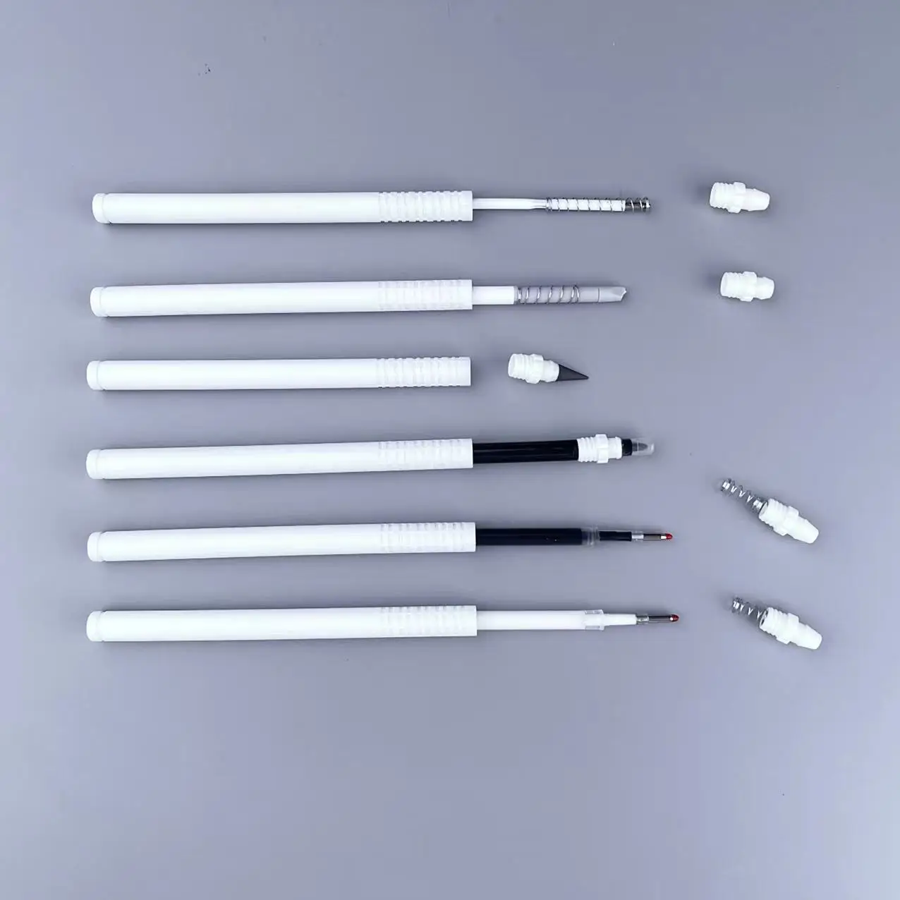 3 in 1 pen set Glue Cutter Gel Ink Marker Ball Pen with printed customer brand OEM logo