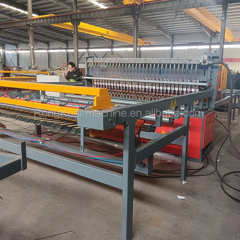 High speed pneumatic round wire and rebar mesh welding machine