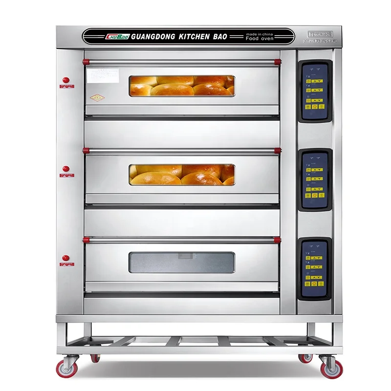 Commercial bakery equipment professional pizza stove baking oven for bread and cake