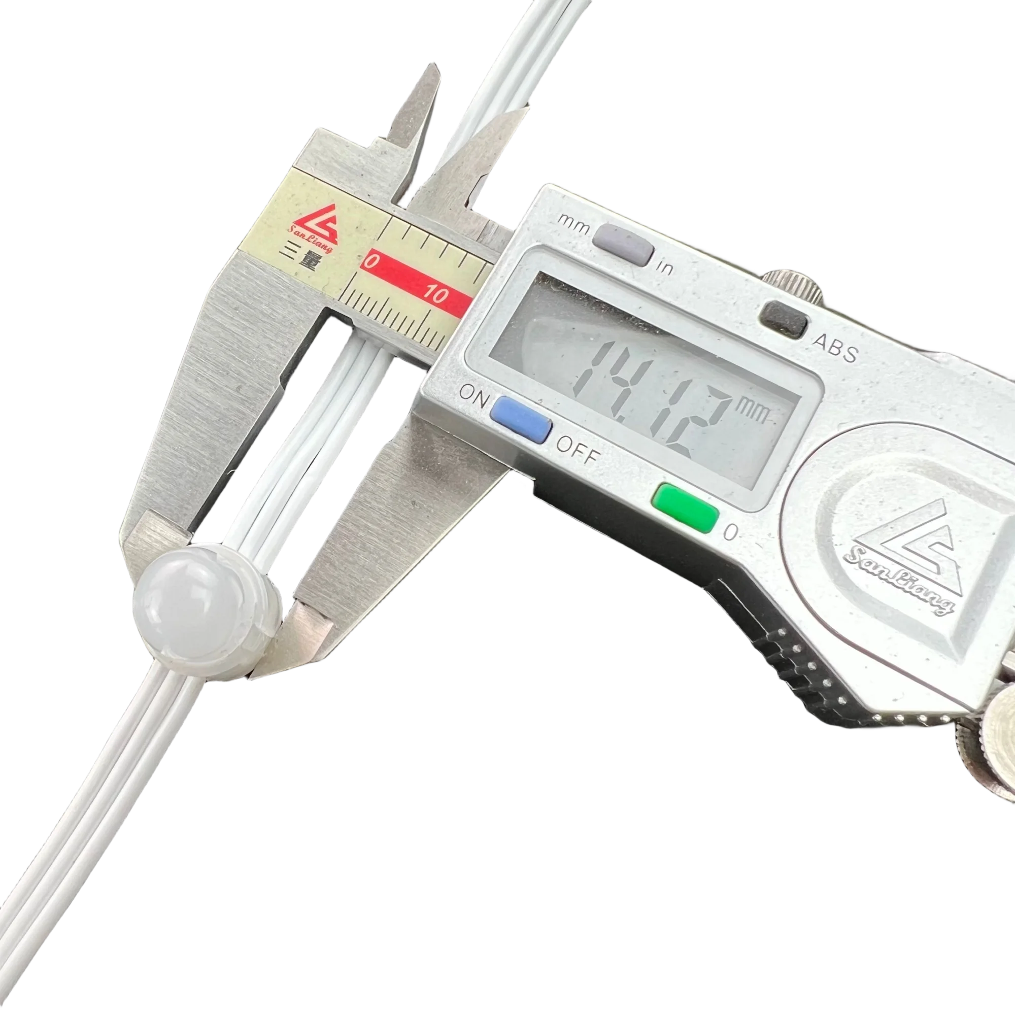 50 пикселей/комплект адресуемое DC12V 5050 SMD RGB WS2811 пиксельный узел 12 мм открытое отверстие IP68 матовое покрытие белый провод 13 5 мм/xConnect