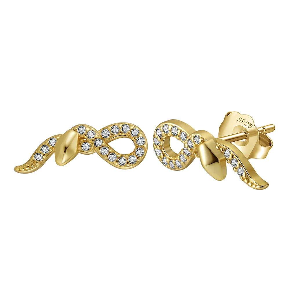 Vintage aretes de plata S925 Sterling Silver Oxidized Silver Cute Animal Hedgehog Snake Sheep Stud Earrings Jewelry Women