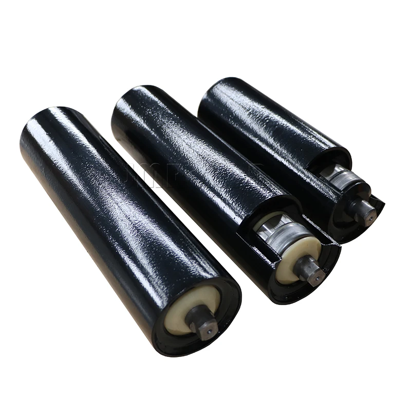 Professional conveyor belt drum roller for sand high quality mining belt conveyor flat return idler roller