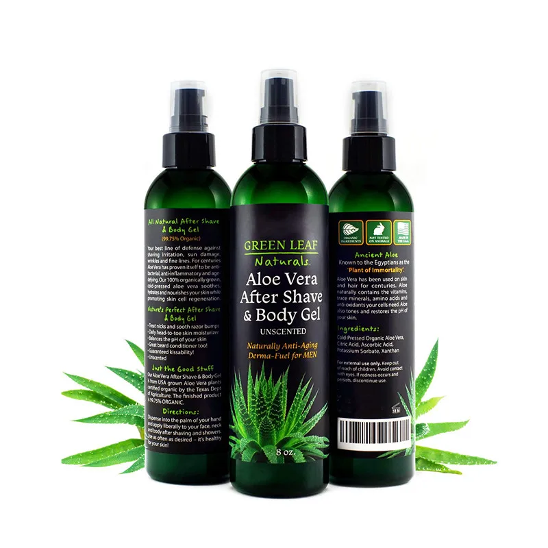 Private Label алоэ вера после бритья и гель для тела