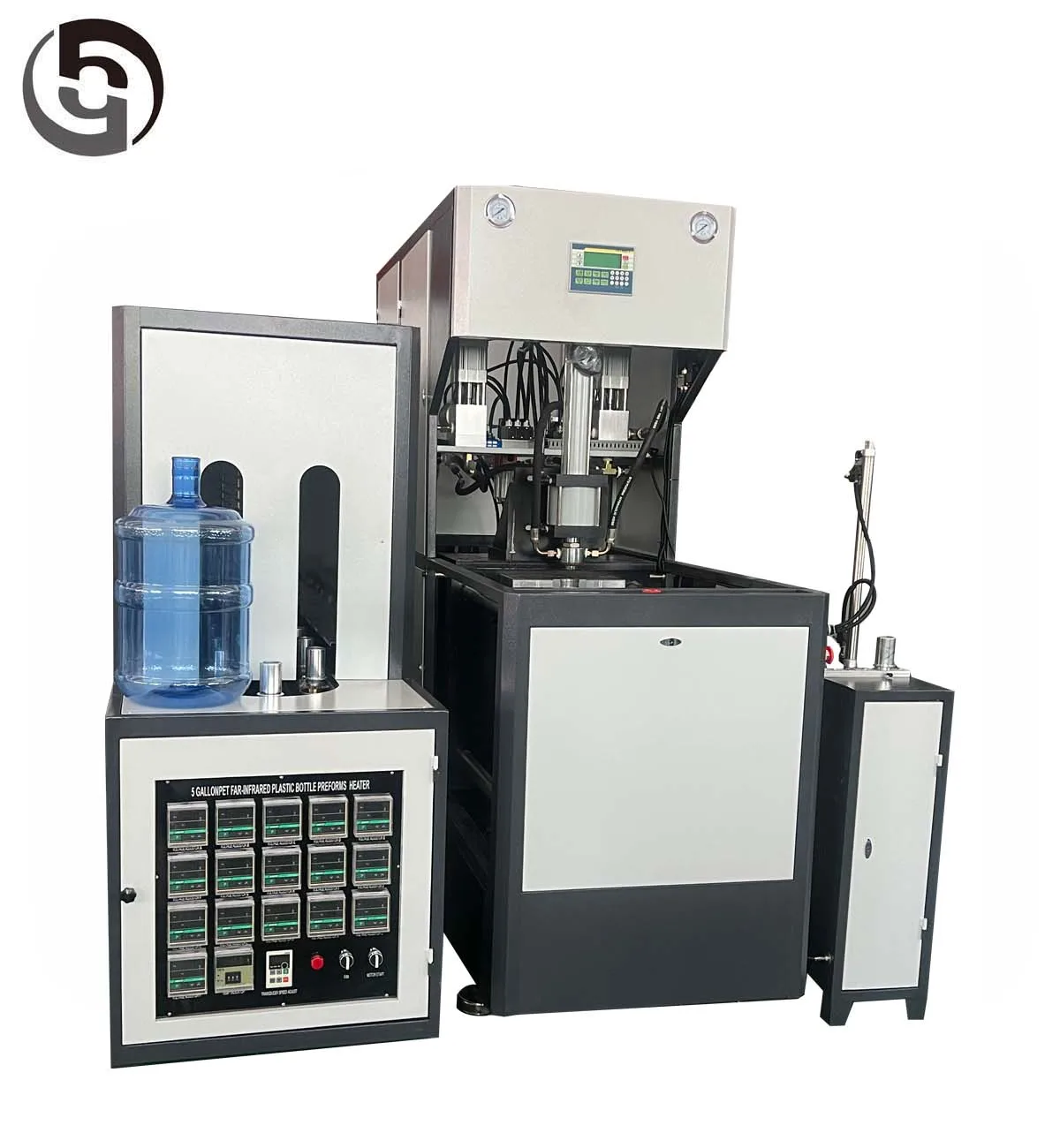 semi-auto 5 gallon barrel bottle blow molding machine/20L pet machine blowing