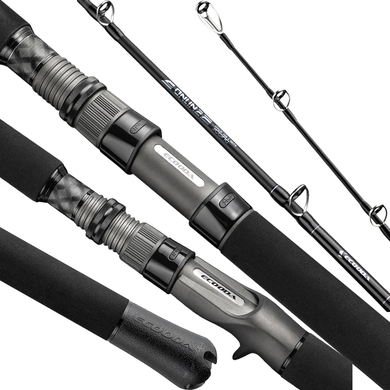  ECOODA Online E Series Fast Jigging Rod Fishing 20kg Drag Power Master