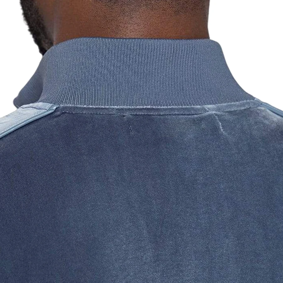 private label slim fit velvet velour fleece men zip two piece sweatsuit set sweat track suit tracksuit