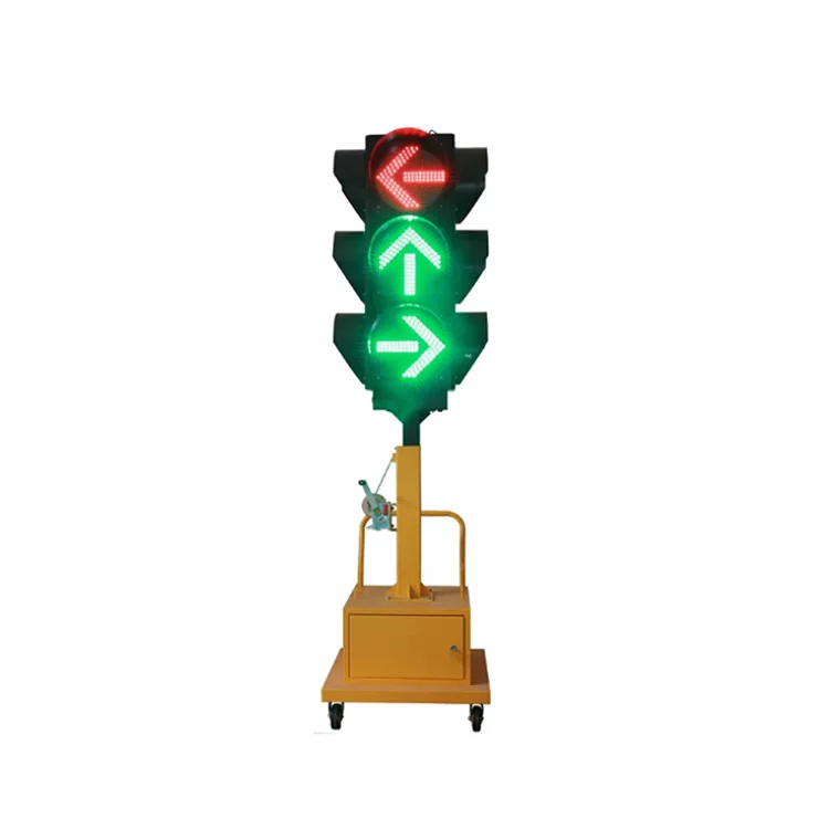 Traffic light manufacturers 200mm 300mm mobile solar traffic warning light