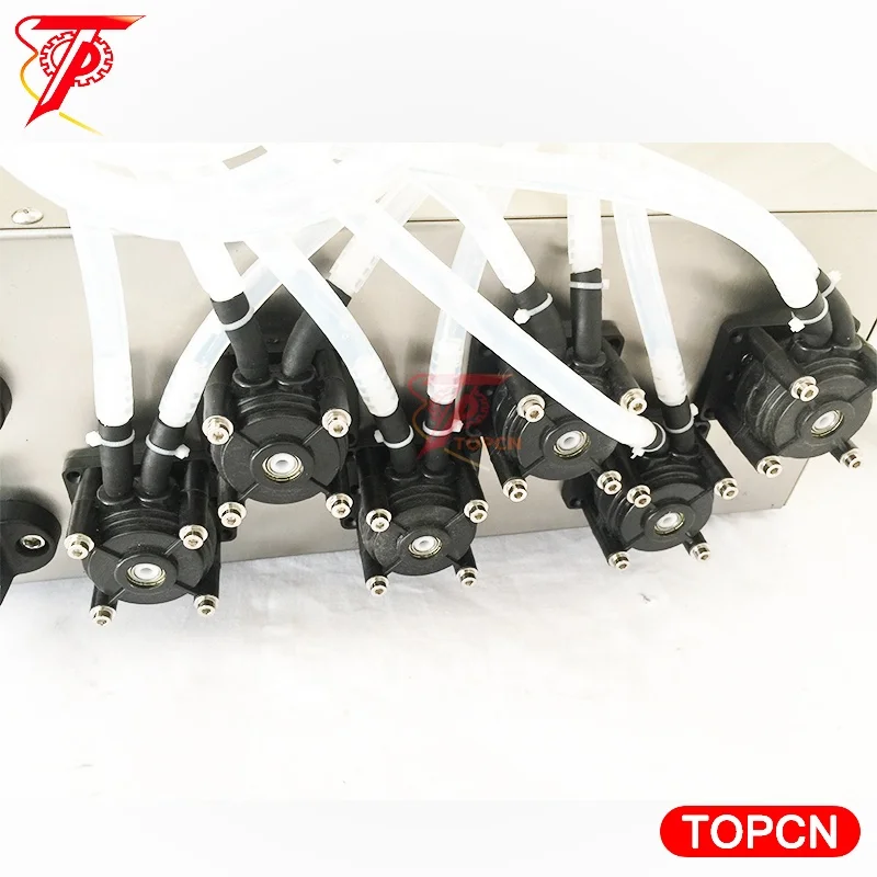 Автоматический перистальтический насос с 6 головками 0 5-600 мл 30 машина для розлива