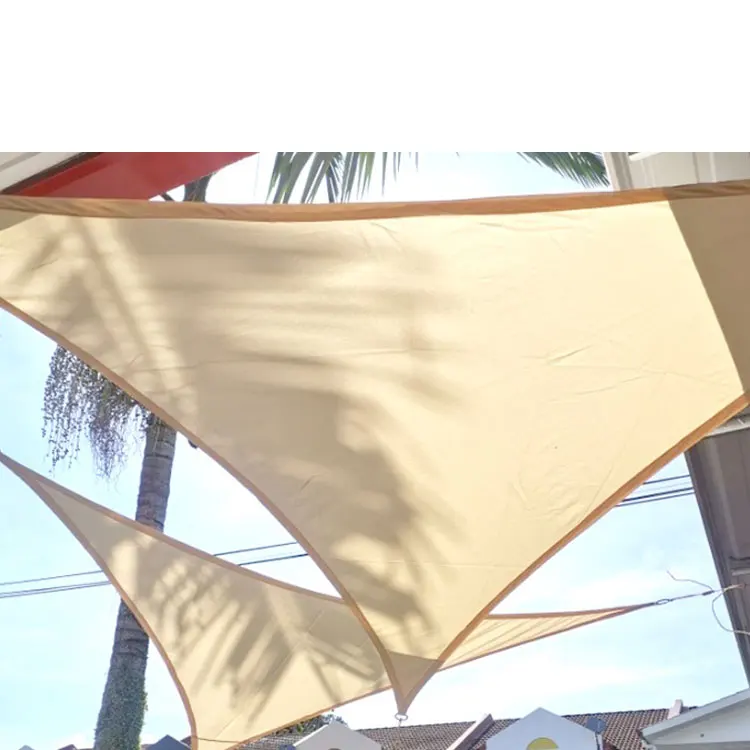 Waterproof Triangular Patio Sun Shade Sail Combination Net Shade Sails Oxford Awning Canopy