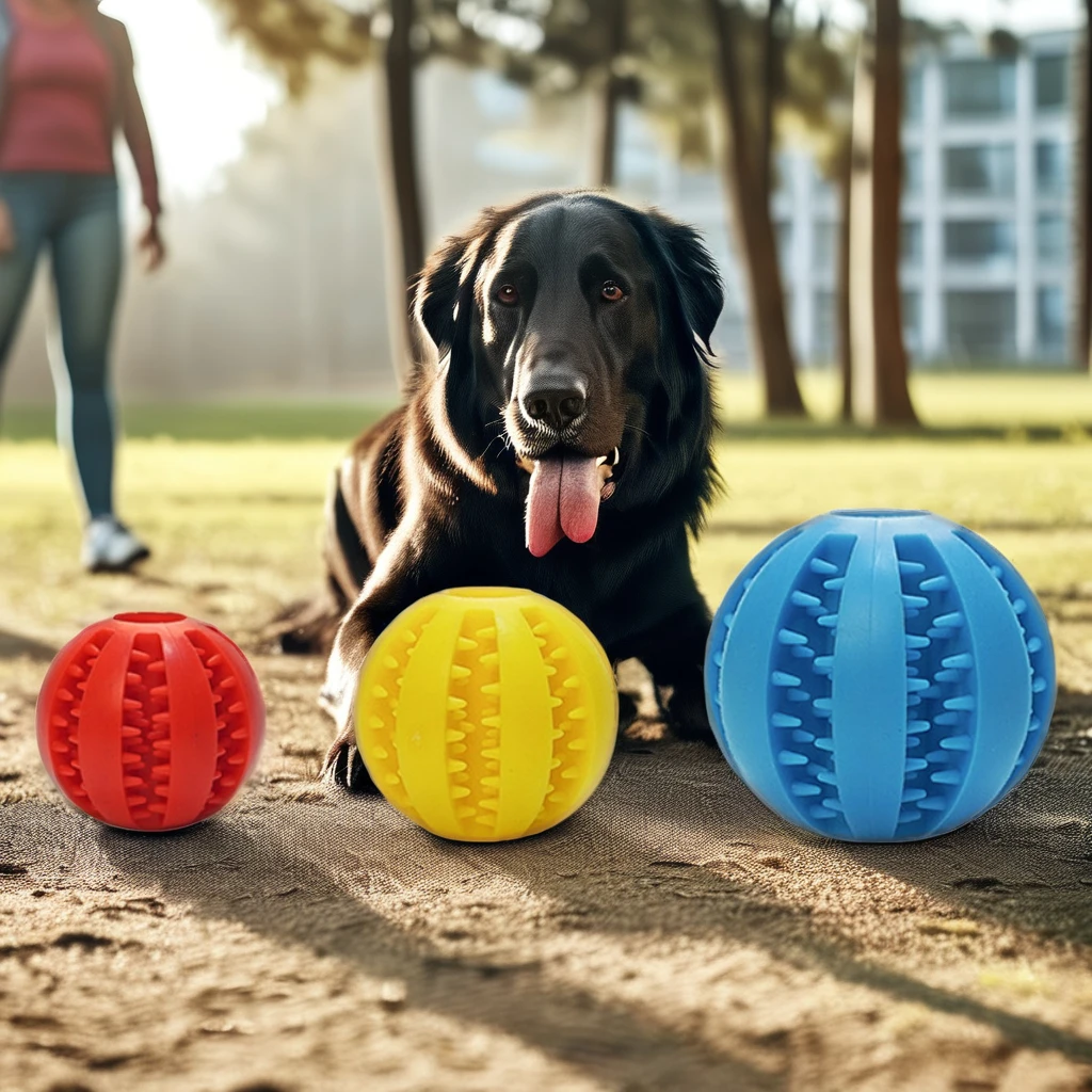 Pet Manufacturer Magic Rolling Dog Ball Interactive Dog Toy Slow Feeder Chew Pet Dog Toys Treat Dispenser Toy